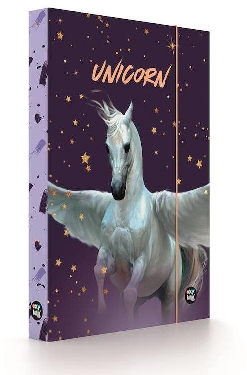Školní desky Oxybag Jumbo Unicorn-pegas A4