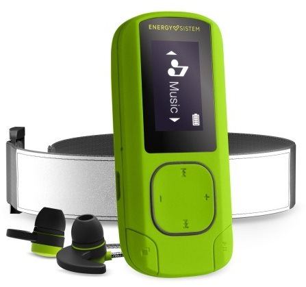 MP3 přehrávač Energy Sistem MP3 Clip Bluetooth Sport 16GB Greenstone