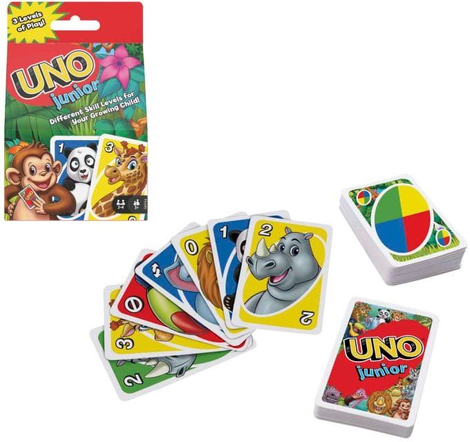 Karetní hra UNO Junior zvířátka