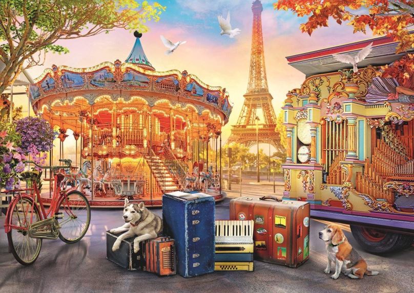 Puzzle Trefl Puzzle Prázdiny v Paříži 500 dílků