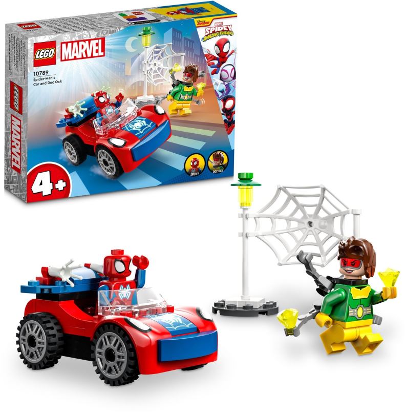LEGO stavebnice LEGO® Marvel 10789 Spider-Man v autě a Doc Ock