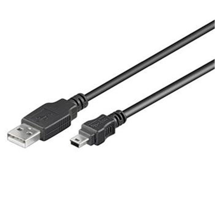 Datový kabel PremiumCord USB 2.0 propojovací A-B mini 0.2m černý