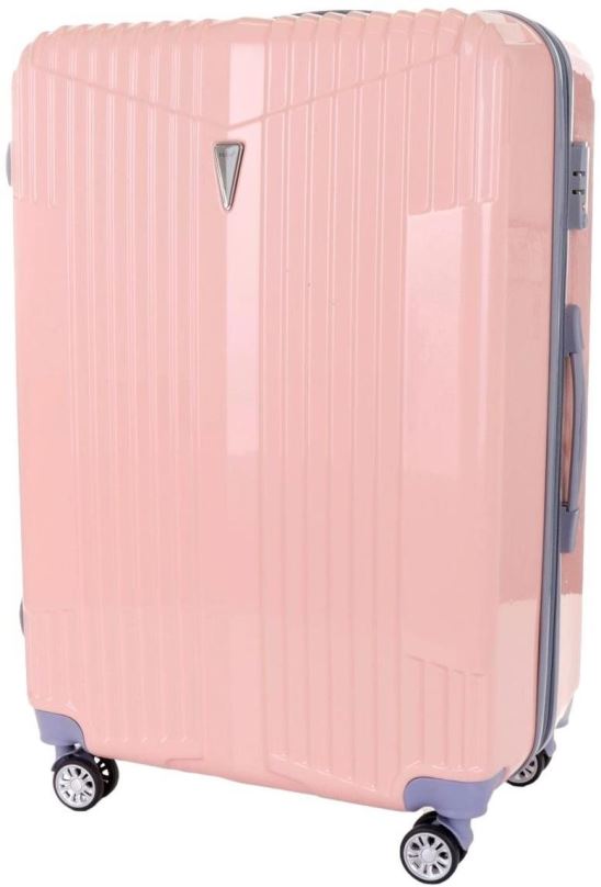 Cestovní kufr T-class TPL-5001, vel. XL, TSA zámek, rozšiřitelné, (růžová), 75 x 48 x 30cm