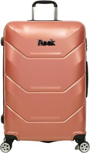 Cestovní kufr Rock TR-0230-L ABS - růžová