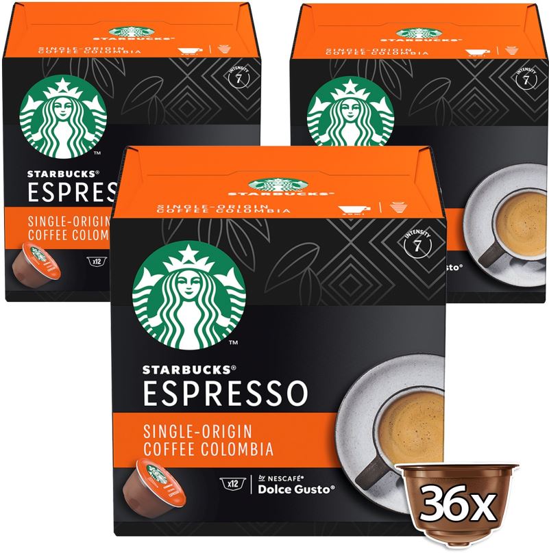 Kávové kapsle Starbucks by Nescafé Dolce Gusto Single-Origin Colombia, 3 balení