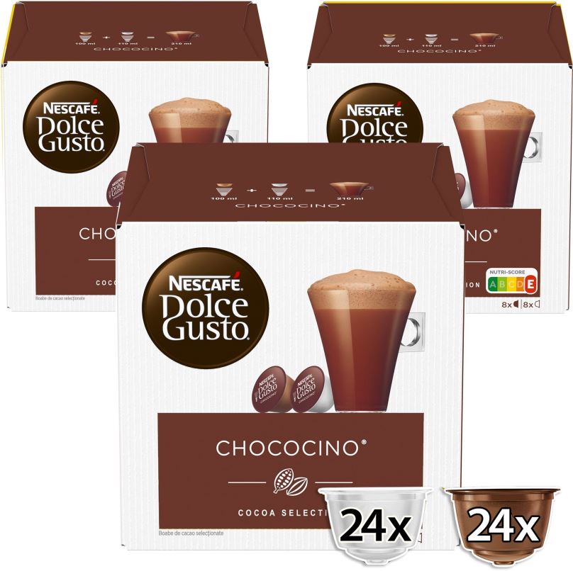 Kávové kapsle NESCAFÉ Dolce Gusto Chococino, 3 balení