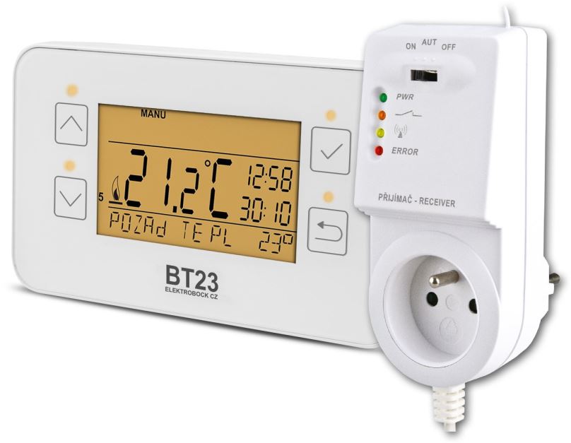 Chytrý termostat Elektrobock BT23 RF