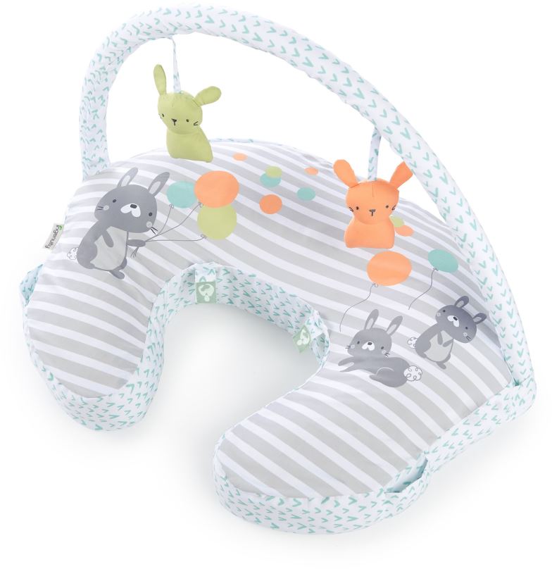 Kojicí polštář Ingenuity Polštář na kojení s hrazdičkou Hop Art™ 0m+