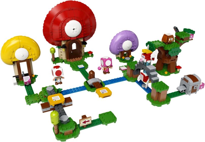 LEGO stavebnice LEGO® Super Mario ™ 71368 Toadův lov pokladů – rozšiřující set