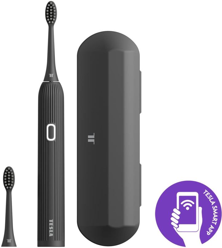 Elektrický zubní kartáček Tesla Smart Toothbrush Sonic TB200 Deluxe Black