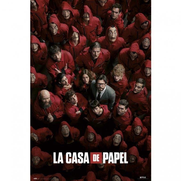 Plakát La Casa De Papel - Papírový dům - Guerra  - plakát
