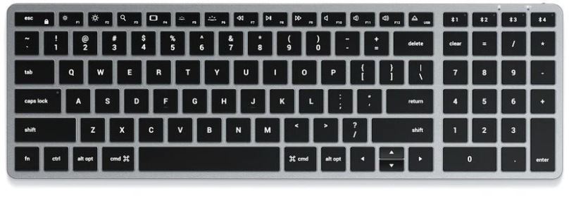 Klávesnice Satechi Slim X2 Slim Bluetooth Wireless Keyboard - Space Grey - US