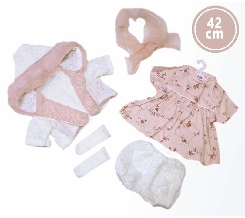 Oblečení pro panenky Llorens P42-156 obleček pro panenku velikosti 42 cm