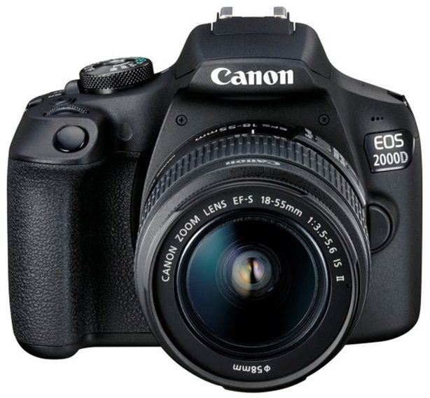 Digitální fotoaparát Canon EOS 2000D + EF-S 18-55 mm f/3.5-5.6 IS II