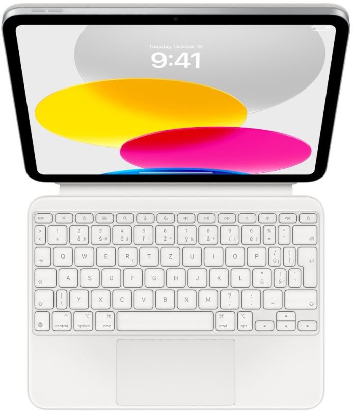Pouzdro na tablet s klávesnicí Apple Magic Keyboard Folio for iPad (10th generation) - Czech