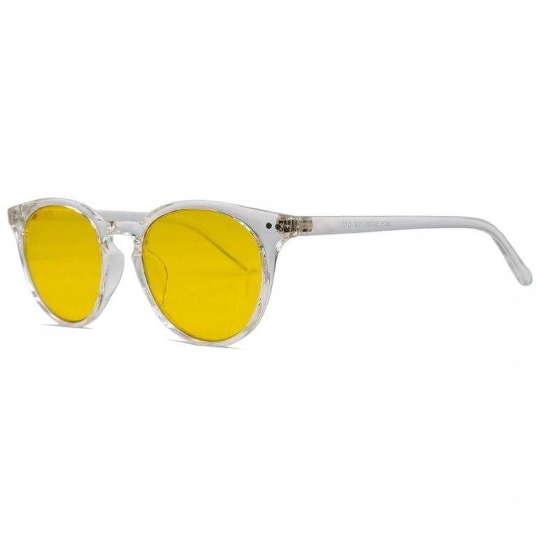 Brýle na počítač Sleep-2R stylové brýle proti modrému a zelenému světlu, žluté