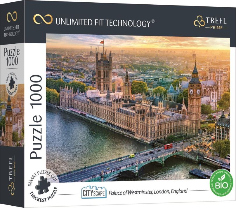 Puzzle Trefl Puzzle UFT Cityscape: Westminsterský palác, Londýn 1000 dílků