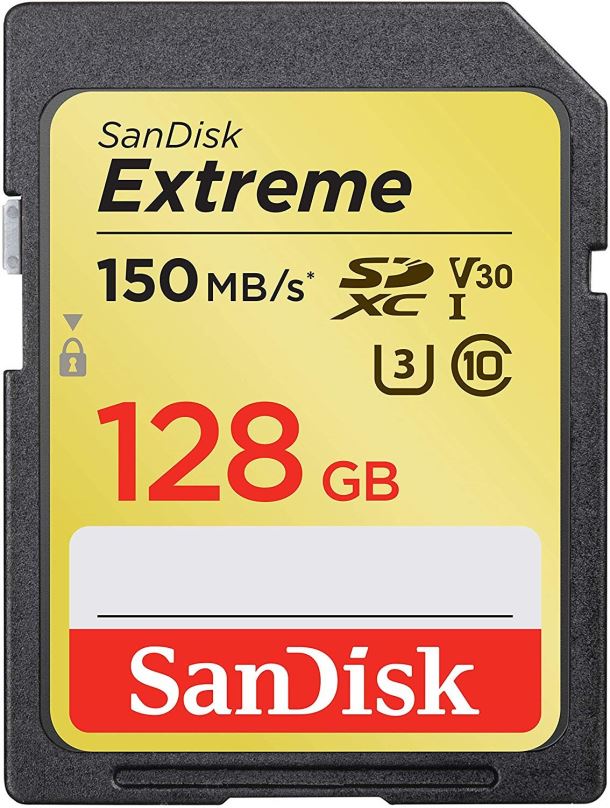 Paměťová karta SanDisk SDXC 128GB Extreme