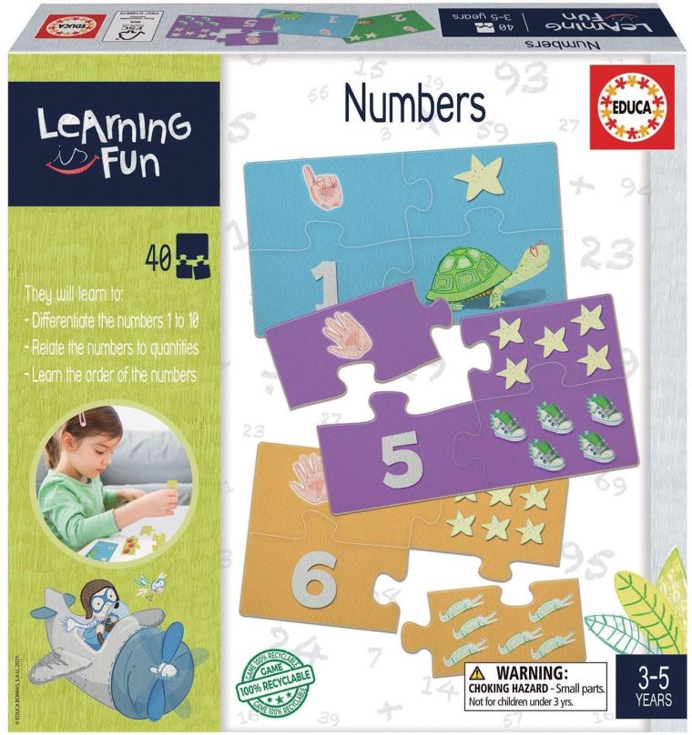 Společenská hra EDUCA Vzdělávací hra Learning is Fun: Čísla