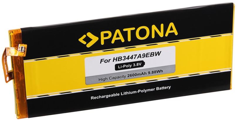 Baterie pro mobilní telefon PATONA pro Huawei P8 2600mAh 3,8V Li-Pol HB3447A9EBW