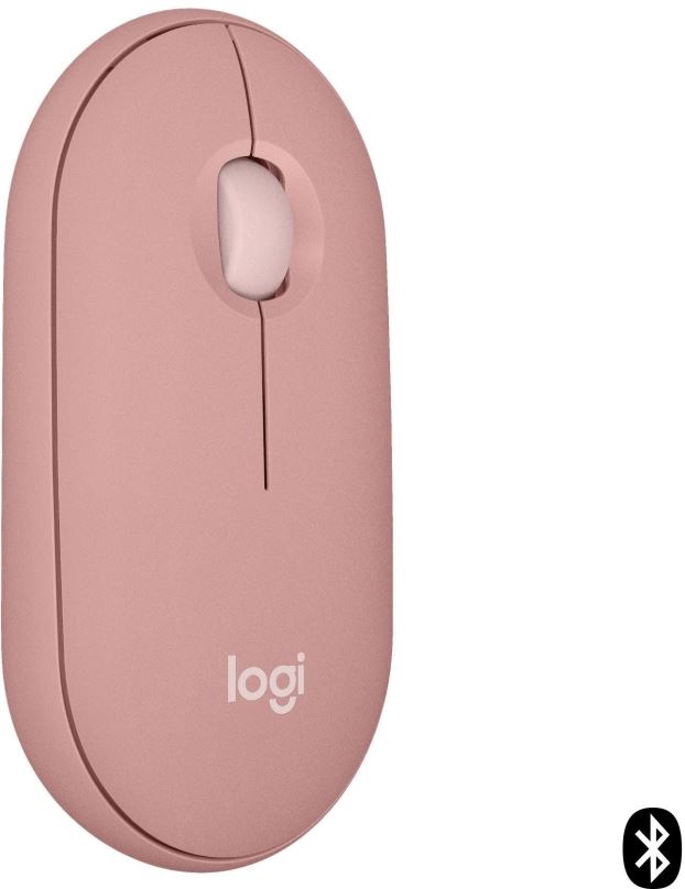 Myš Logitech Pebble 2 M350s Wireless Mouse, Rose