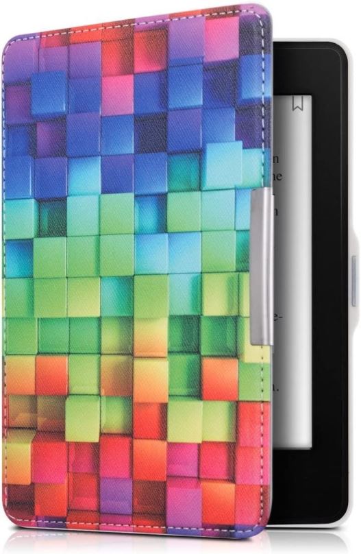 Pouzdro na čtečku knih KW Mobile - Rainbow Cubes - KW2582404 - Pouzdro pro Amazon Kindle Paperwhite 1/2/3 - vícebarevné