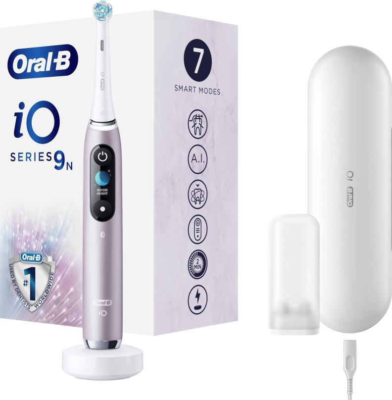 Elektrický zubní kartáček Oral-B iO 9 růžový