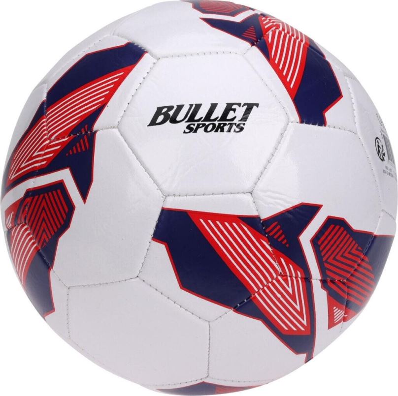 Fotbalový míč Bullet SPORT Fotbalový míč 5, modro-červený