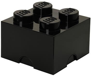 Úložný box LEGO Úložný box 4 250 x 250 x 180 mm - černý