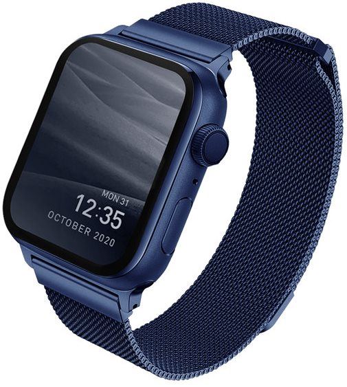 Řemínek Uniq Dante pro Apple Watch 44/42mm modrý