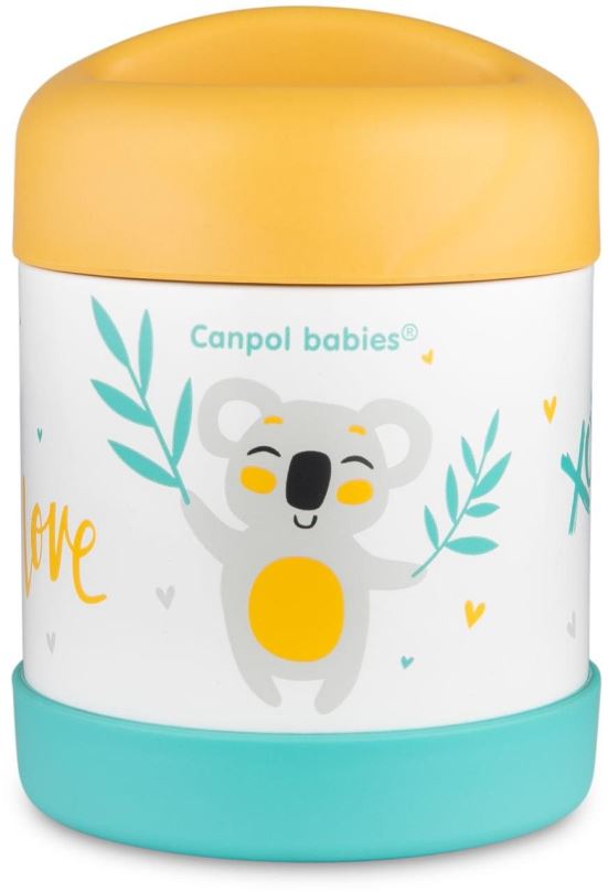 Dětská termoska Canpol Babies Exotic Animals termoska na jídlo 300 ml