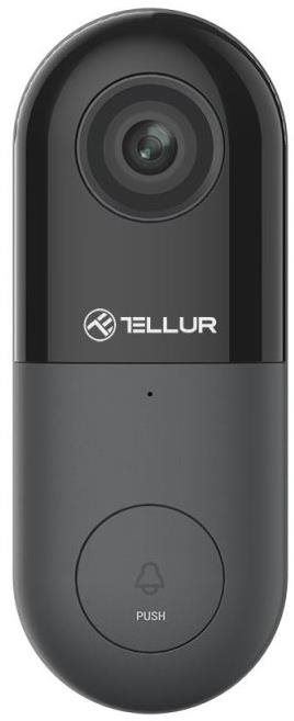 Videozvonek Tellur Video DoorBell WiFi, 1080P, PIR, Wired, Black