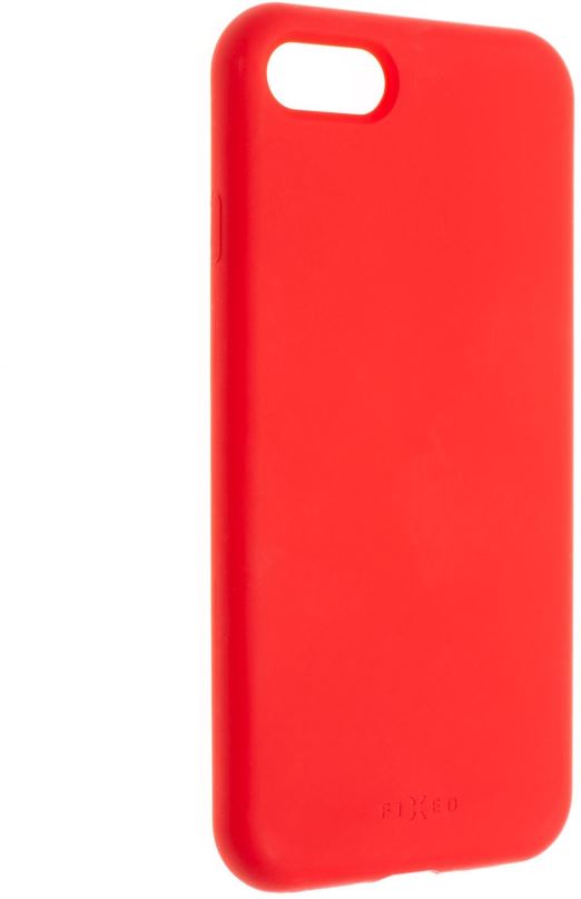 Kryt na mobil FIXED Flow Liquid Silicon case pro Apple iPhone 7/8/SE (2020/2022) červený