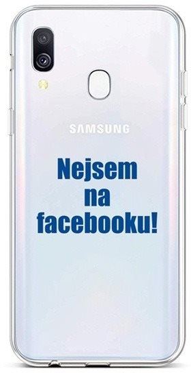 Kryt na mobil TopQ Samsung A40 silikon Nejsem na Facebooku 42961