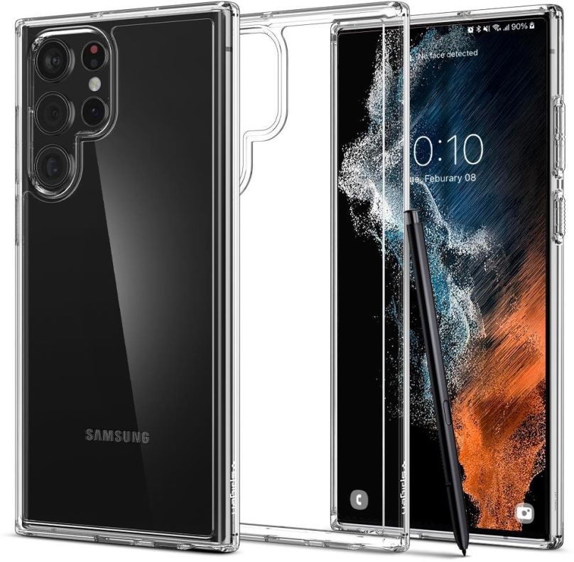 Kryt na mobil Spigen Ultra Hybrid Crystal Clear Samsung Galaxy S22 Ultra 5G