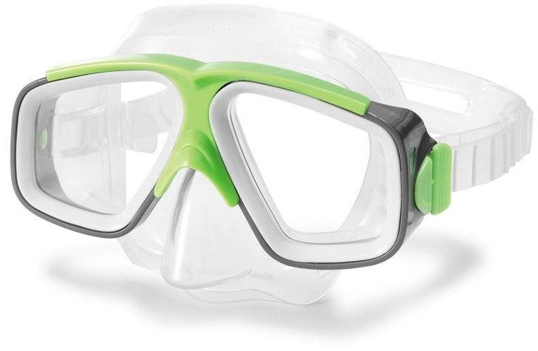 Potápěčské brýle INTEX 55975 silicone surf rider mask zelená