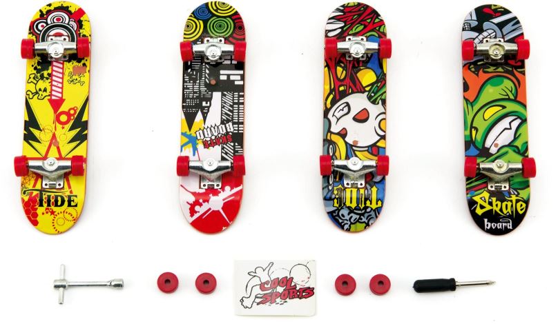 Fingerboard Teddies Skateboard prstový šroubovací