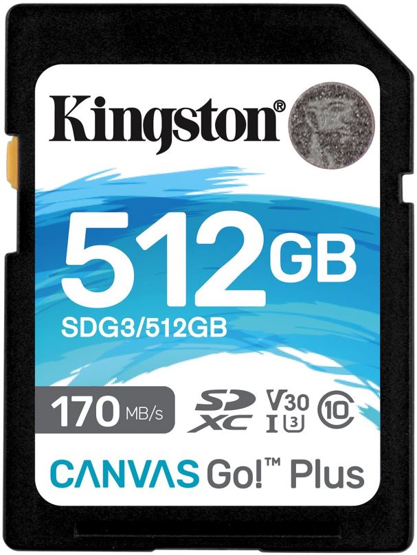 Paměťová karta Kingston SDXC Canvas Go! Plus