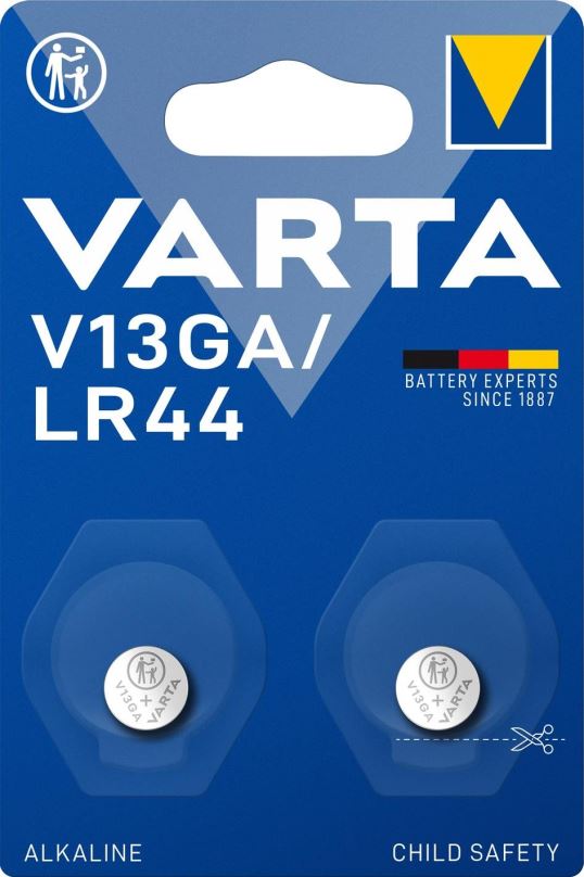 Knoflíková baterie VARTA speciální alkalická baterie V13GA/LR44 2ks
