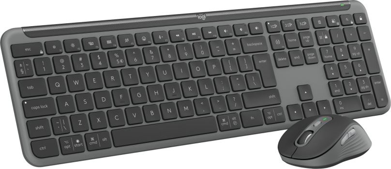 Set klávesnice a myši Logitech MK950 Graphite - US INTL