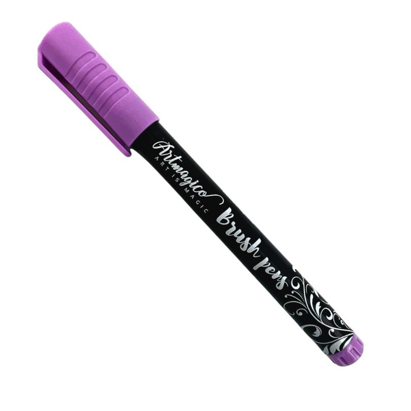 Artmagico Brush pens fixy akrylové Brush peny barvy: Lilac