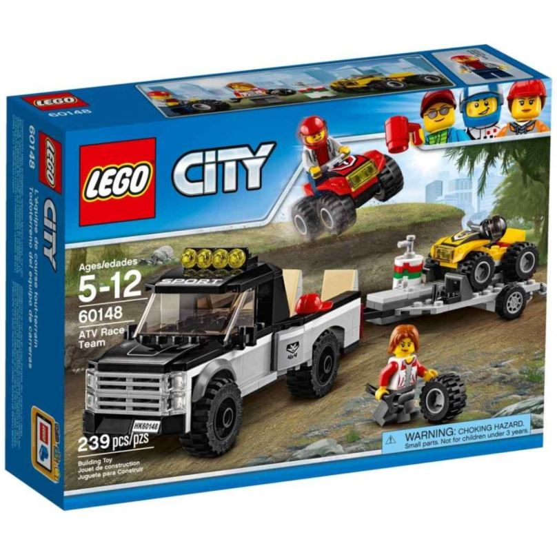 Stavebnice LEGO City 60148 Závodní tým čtyřkolek