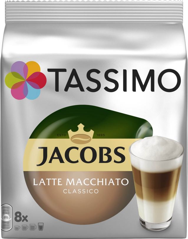 Kávové kapsle TASSIMO kapsle Jacobs  8 nápojů