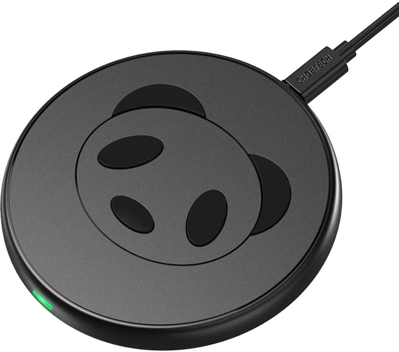 Bezdrátová nabíječka ChoeTech 10W Fast Wireless Charging Pad Panda Style
