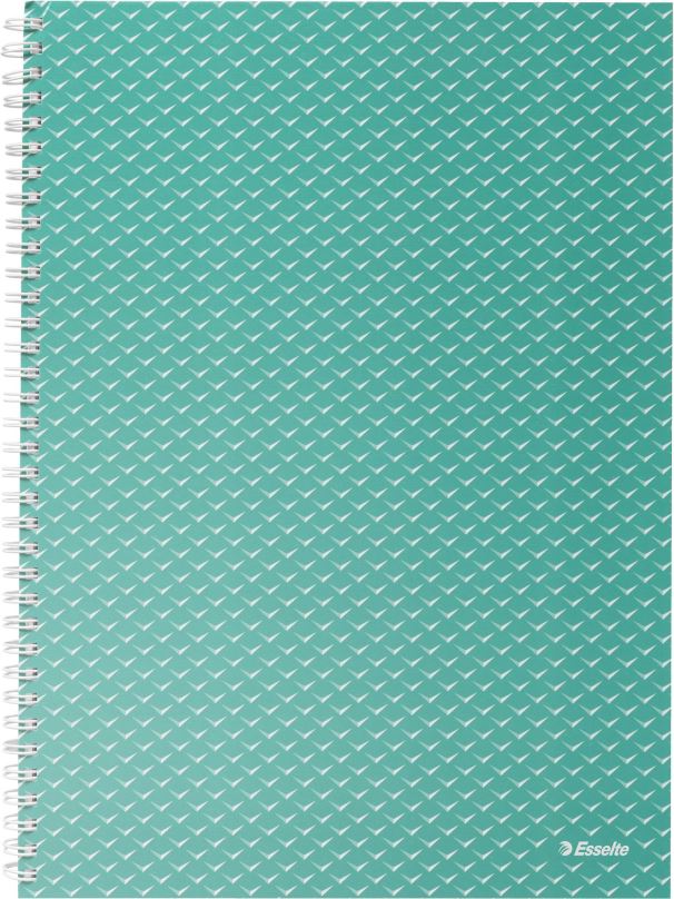 Zápisník ESSELTE Colour Breeze A4, 80 listů, linkovaný, zelený