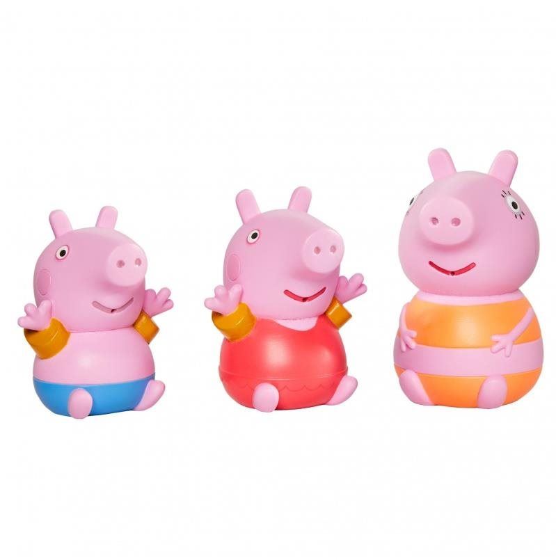 Hračka do vody TOOMIES - Prasátko Peppa Pig, maminka a Tom - stříkající hračky do vody