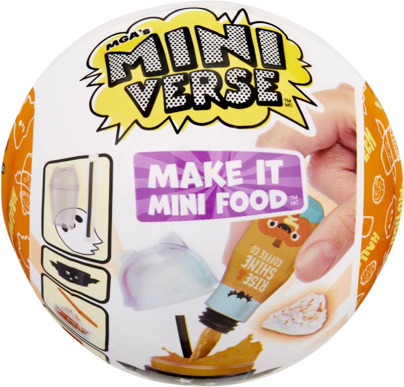 Vyrábění pro děti MGA Miniverse Mini Food Občerstvení - Halloween
