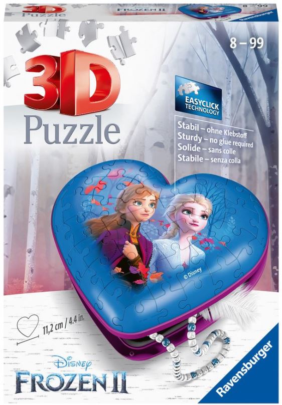 Puzzle Ravensburger 3D 112364 Srdce Disney Ledové království 2 54 dílků