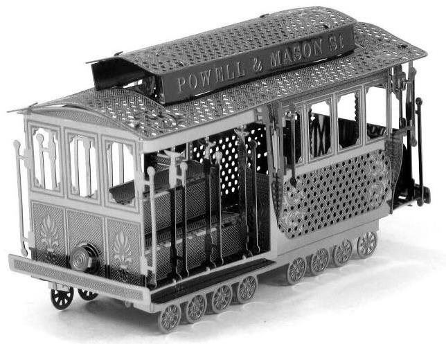 3D puzzle Metal Earth 3D puzzle Lanová tramvaj v San Franciscu