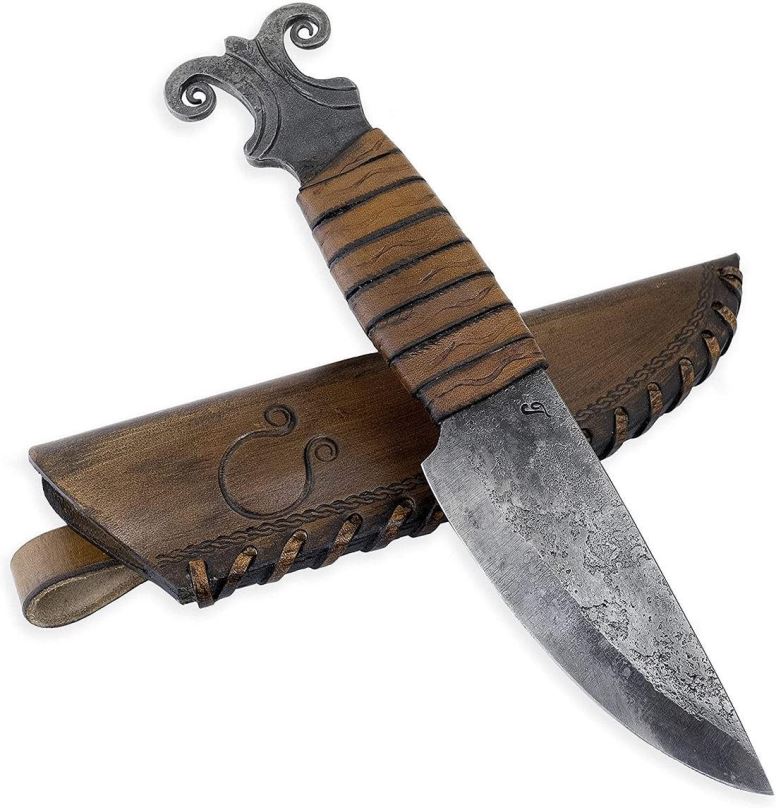 Nůž Madhammers Kovaný nůž Beran s pochvou